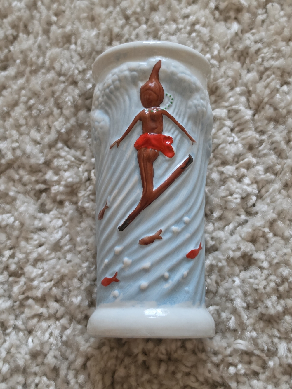 Vintage Trader Dick's Restraunt Blue Hawaii Tropical Tiki Bar Mug.